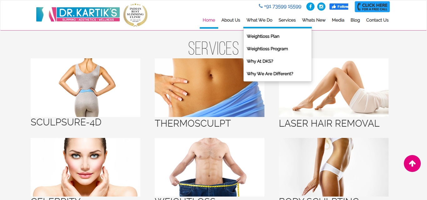 Dr. Kartik's Slimming Clinic Treatments Available