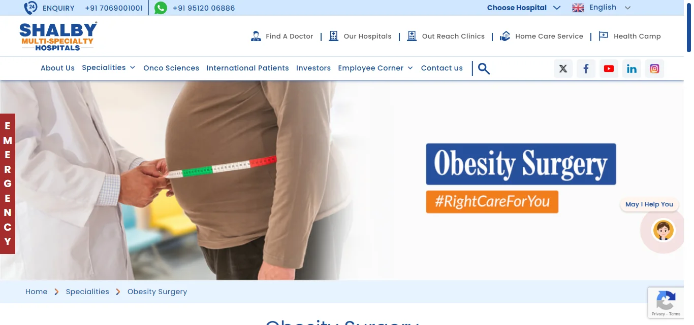Shalby Hospitals – Insurance-Covered Bariatric Care